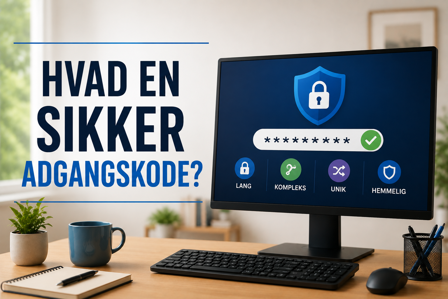 Hvad er en sikker adgangskode?